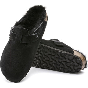Sandali Unisex Birkenstock - Boston Shearling - Nero
