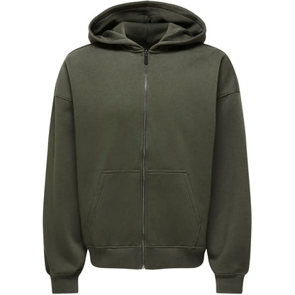 Felpe con cappuccio Uomo Only & Sons - Onsceres Ovz Zip Hoodie Sweat Noos - Verde