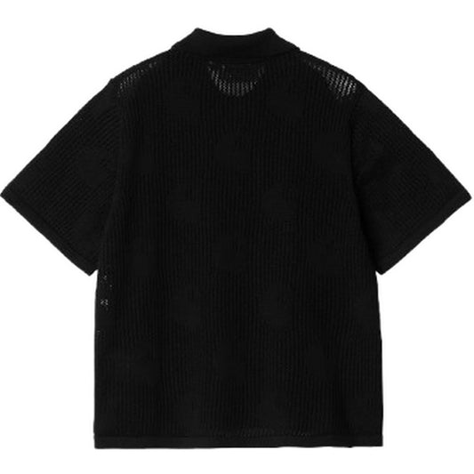 Camicie Donna Carhartt Wip - W S/S Temple Knit Shirt - Nero