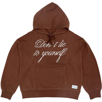 Felpe con cappuccio Uomo Deceit - Don’t Lie Crop Hoodie - Marrone