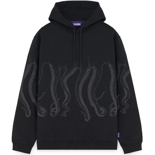 Felpe con cappuccio Uomo Octopus - Octopus Outline Hoodie - Nero