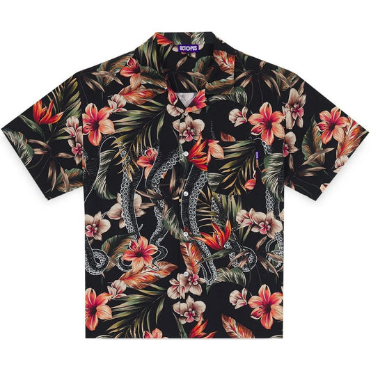 Camicie casual Uomo Octopus - Octopus Hawaiian SS Shirt - Nero