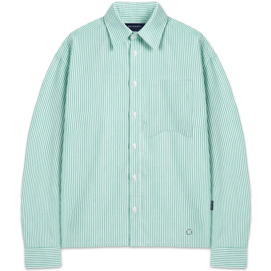 Camicie casual Unisex Reternity - Signe Shirt - Verde