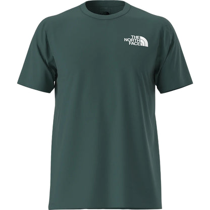 T-shirt Uomo The North Face - M Evolution Box Nse Regular Short Sleeve - Verde