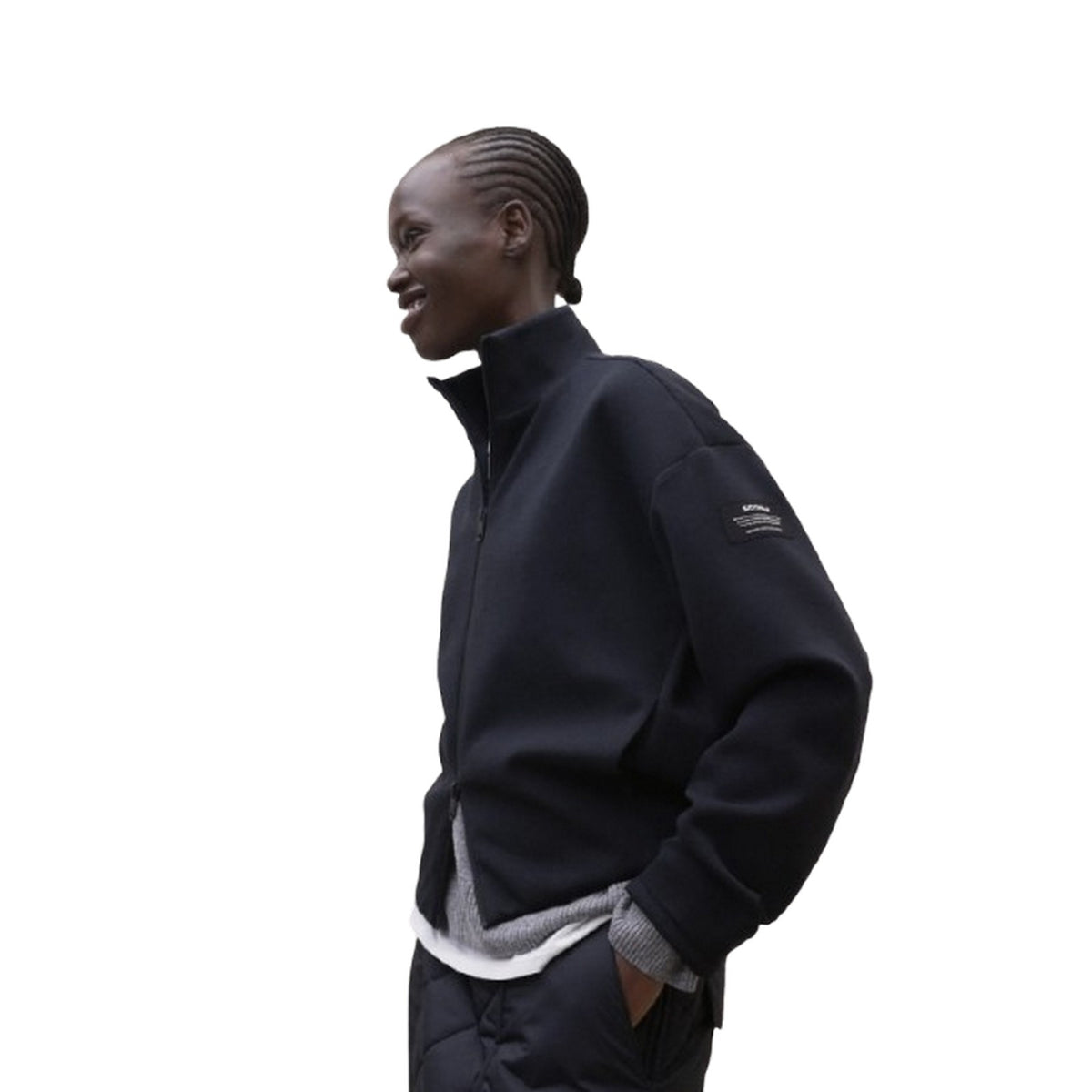 Maglie Donna Ecoalf - Austin Sweatshirt Woman - Blu