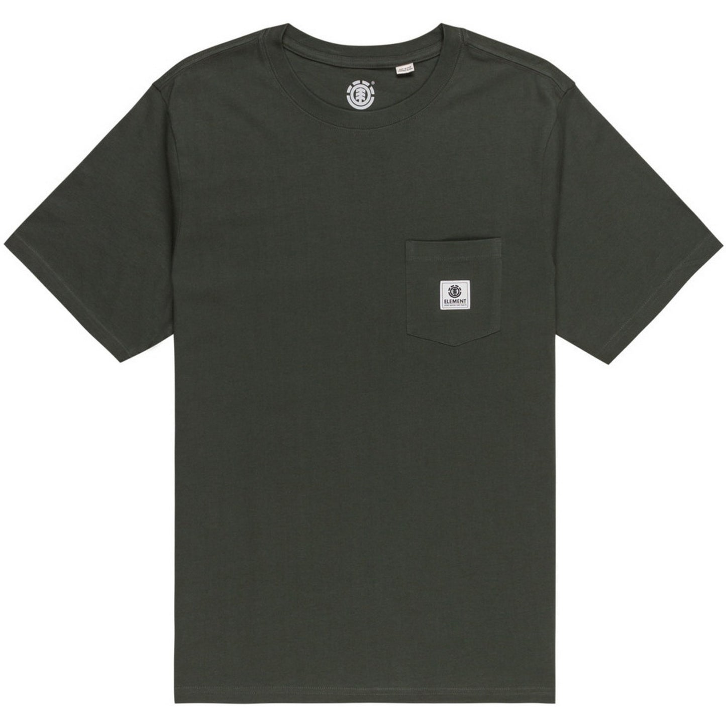 T-shirt Uomo Element - Basic Pkt Lbl M Kttp Fbk - Verde