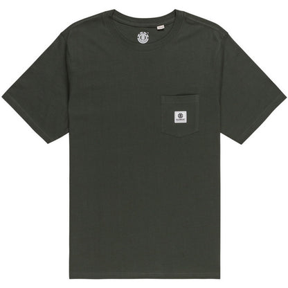 T-shirt Uomo Element - Basic Pkt Lbl M Kttp Fbk - Verde