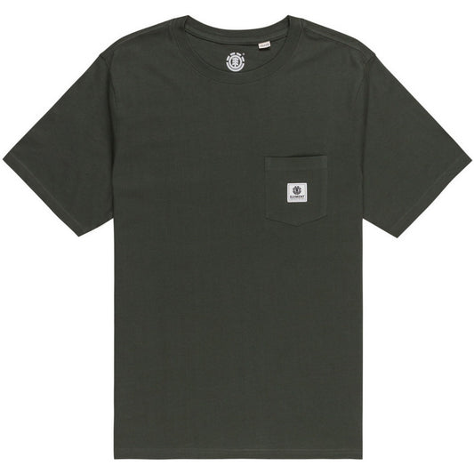 T-shirt Uomo Element - Basic Pkt Lbl M Kttp Fbk - Verde