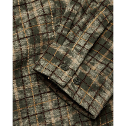 Camicie casual Uomo Woodbird - WBJong Wash Check Shirt - Verde