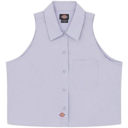 Camicie Donna Dickies - Sleeveless Work Shirt W - Lavanda