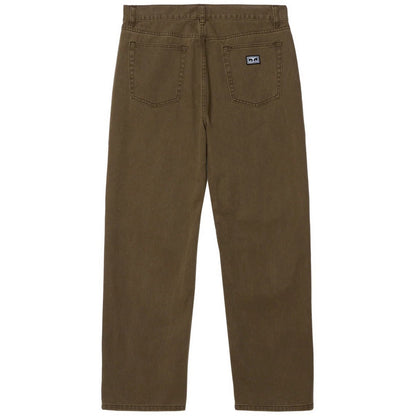 Pantaloni Uomo Obey - Hardwork Denim - Blu