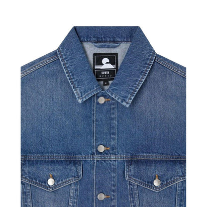 Giacche Uomo Edwin - Eu-Trucker Jacket - Blu