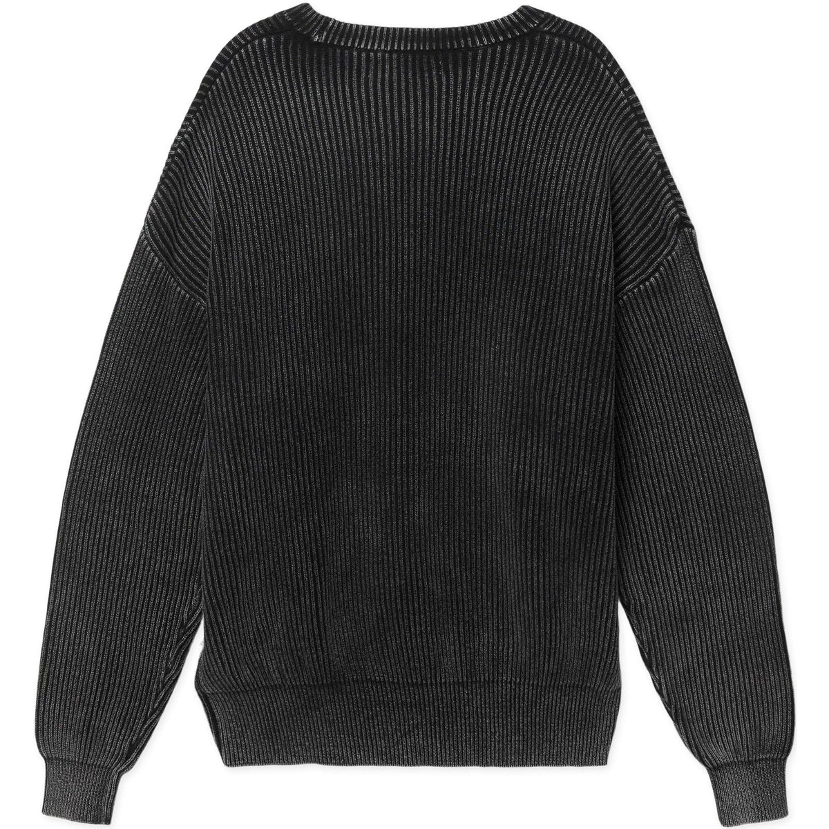 Felpe senza cappuccio Uomo Woodbird - WBSake Washed Crew - Nero