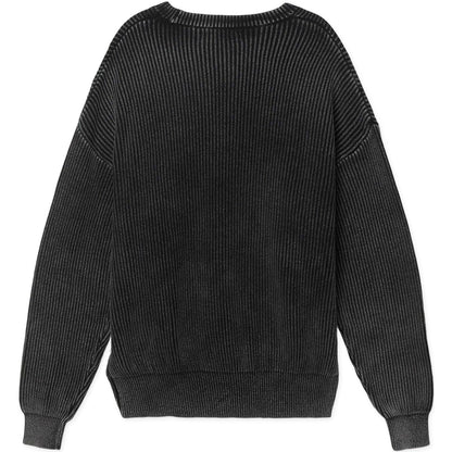 Felpe senza cappuccio Uomo Woodbird - WBSake Washed Crew - Nero