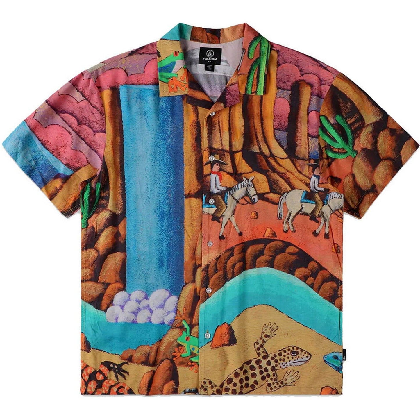 T-shirt Uomo Volcom - Fa Mickey Mason Ss - Multicolore