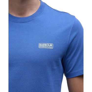 T-shirt Barbour International pour hommes - T-shirt avec petit logo - Bleu