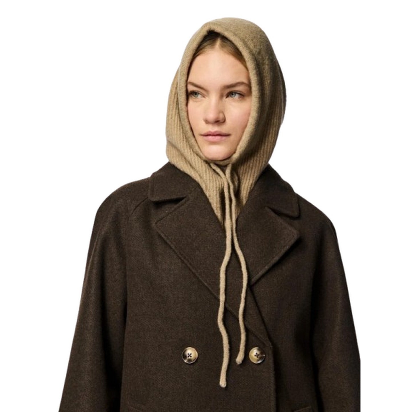 Berretti in maglia Donna Pieces - Pcfilisa Snood Noos Bc - Marrone