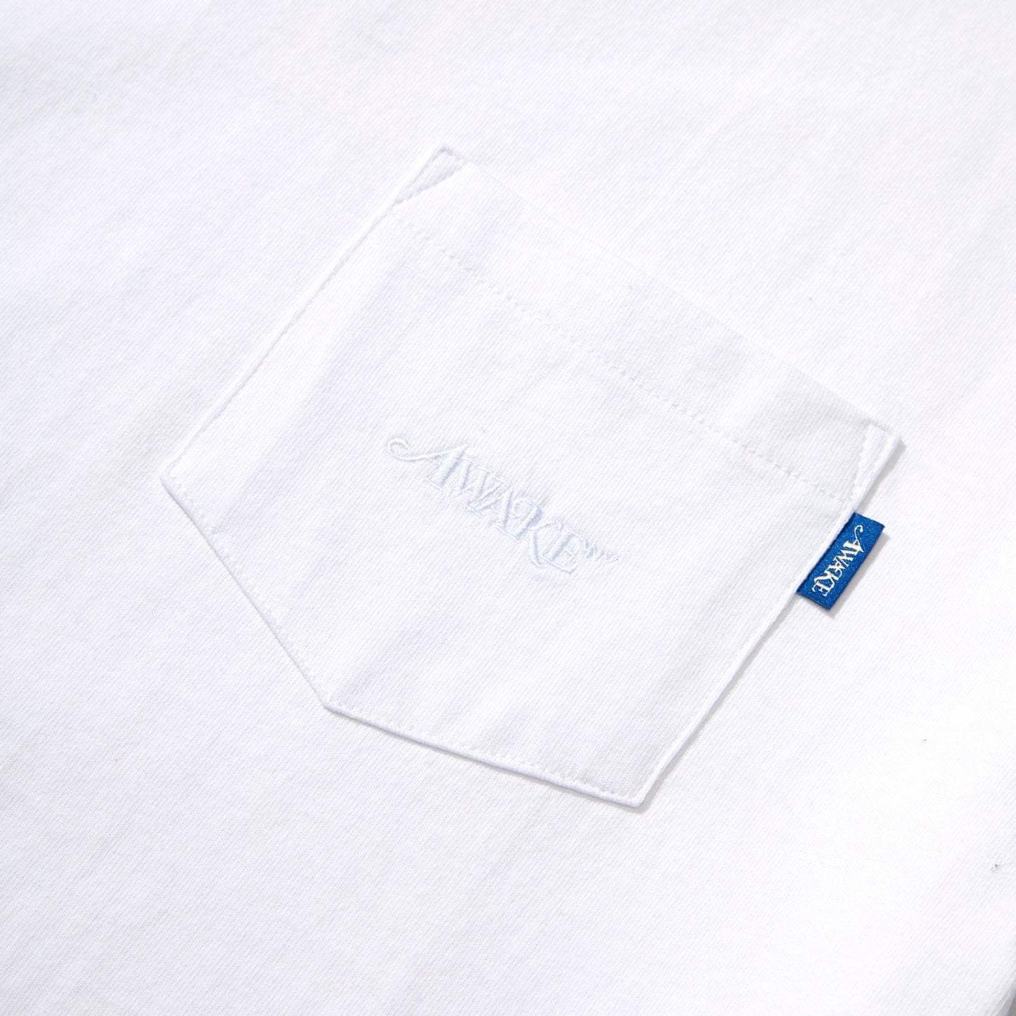 T-shirt Uomo Awake - Pocket Tee - Bianco