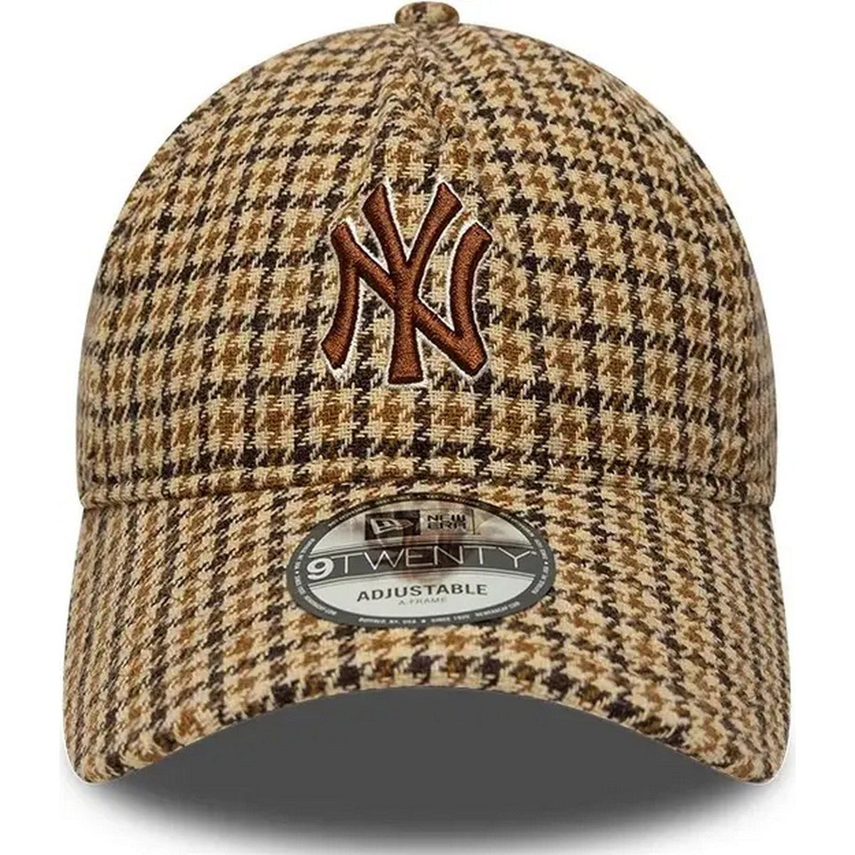 Cappellini da baseball Unisex New Era - Check 9Twenty Af - Marrone