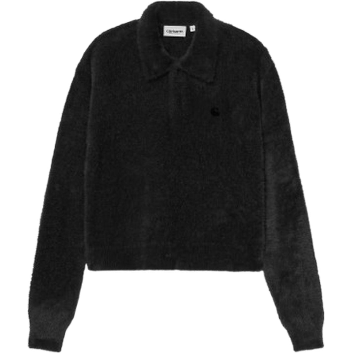 Polo Donna Carhartt Wip - W' L/S Maine Polo Sweater - Nero