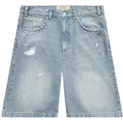 Pantaloncini Unisex Reternity - Studded Jorts - Blu