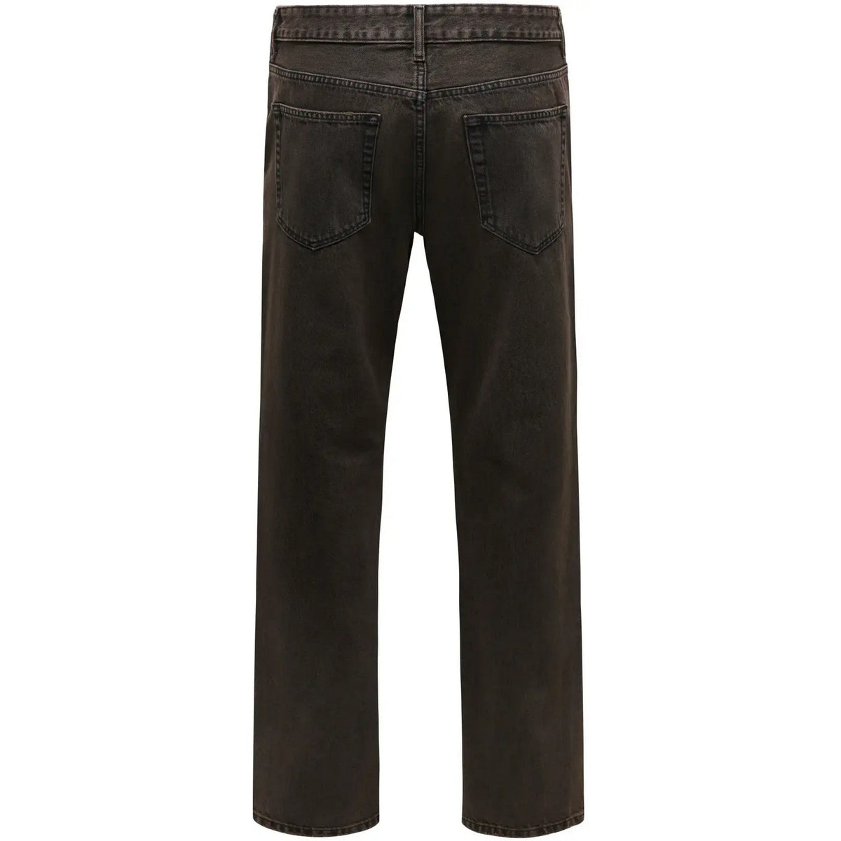 Jeans Uomo Only & Sons - Onsedge Straight Brown 7462 Tai Dnm - Marrone