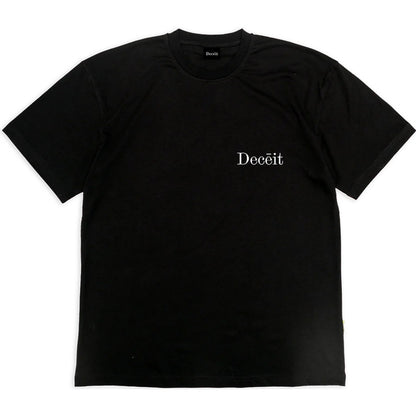 T-shirt Uomo Deceit - Don't Lie To Yourself Flared Tee - Nero