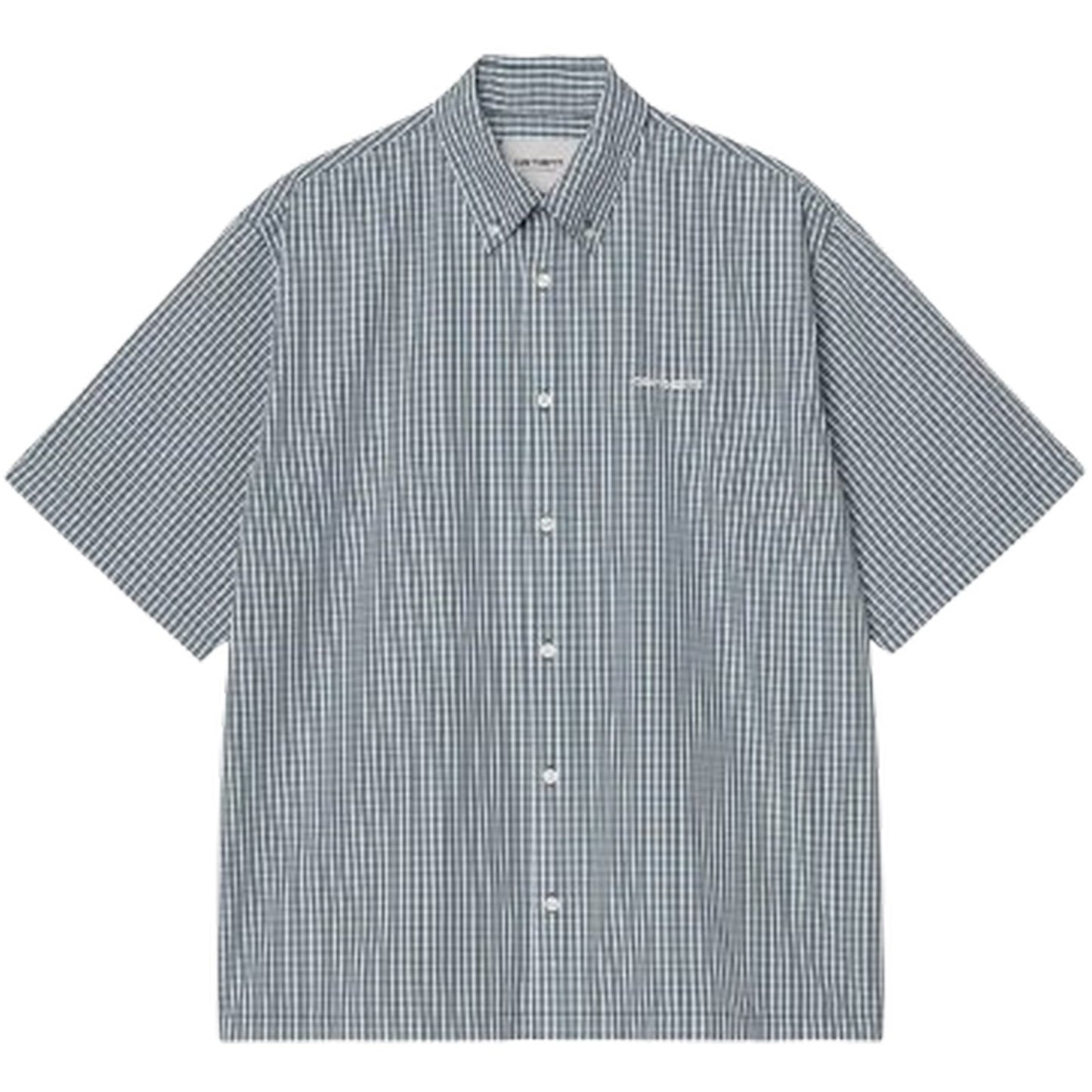 Camicie casual Uomo Carhartt Wip - S/S Groff Shirt - Blu