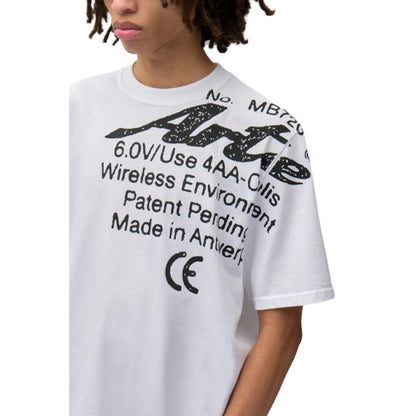 T-shirt Uomo Arte Antwerp - Specs Side T-shirt - Bianco