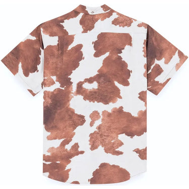 Iuter Chemises décontractées pour hommes - Chemise Cow Regular S/S - Blanc