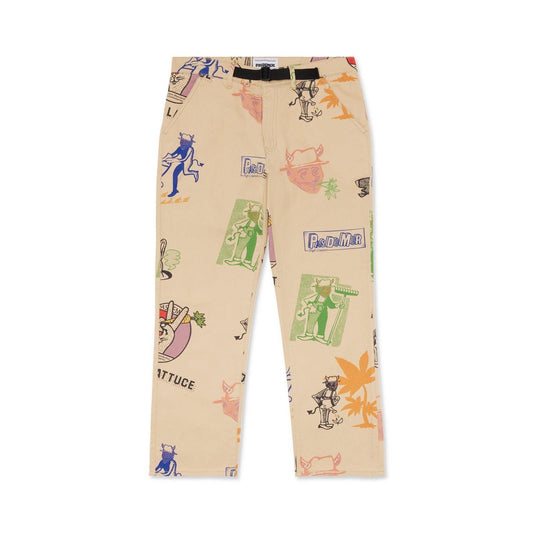 Pantaloni Uomo Pas De Mer - Devil's Lattuce Pants - Beige