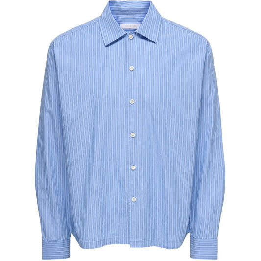 Camicie casual Uomo Only & Sons - Onsopaline Relax Ls Shirt Frml - Celeste