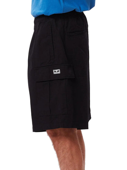 Bermuda Uomo Obey - Easy Ripstop Cargo Short - Nero