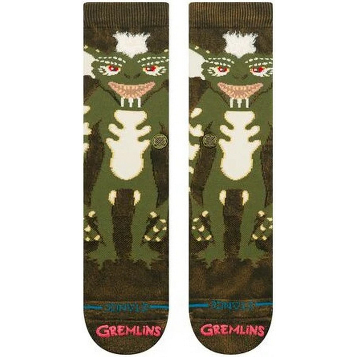 Calze Unisex Stance - Stripe Gremlins Crew - Verde