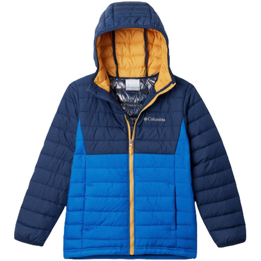 Giacche Ragazzo Columbia - Powder Lite™ Boys Hooded Jacket - Blu