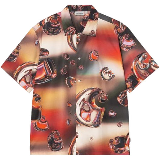 Camicie casual Uomo Carhartt Wip - S/S Solar Chrome Shirt - Multicolore