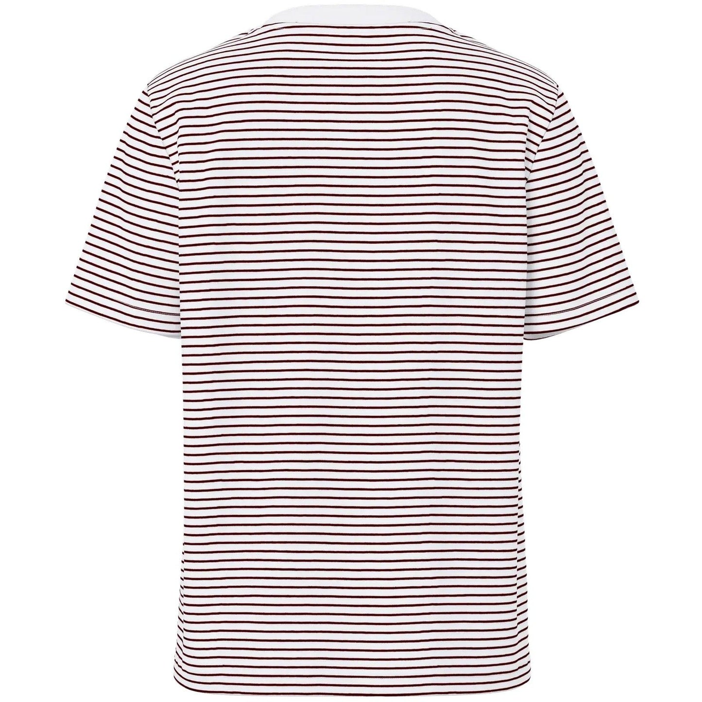 T-shirt Donna Pieces - Pcria Ss Tee Stripes Noos Bc - Bianco