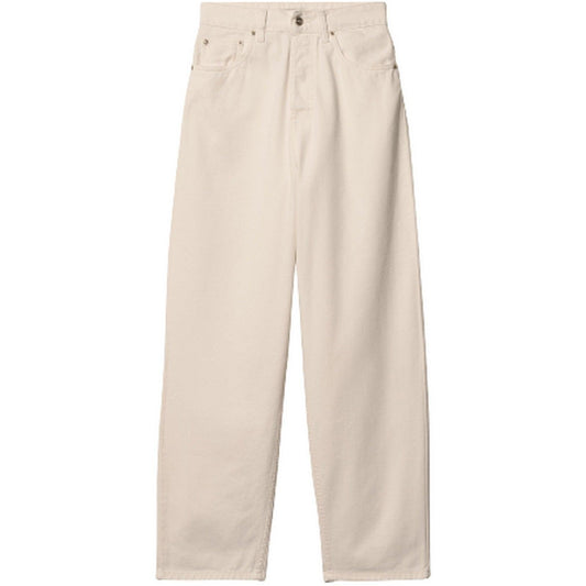 Pantaloni Donna Carhartt Wip - W' Derby Pant - Bianco