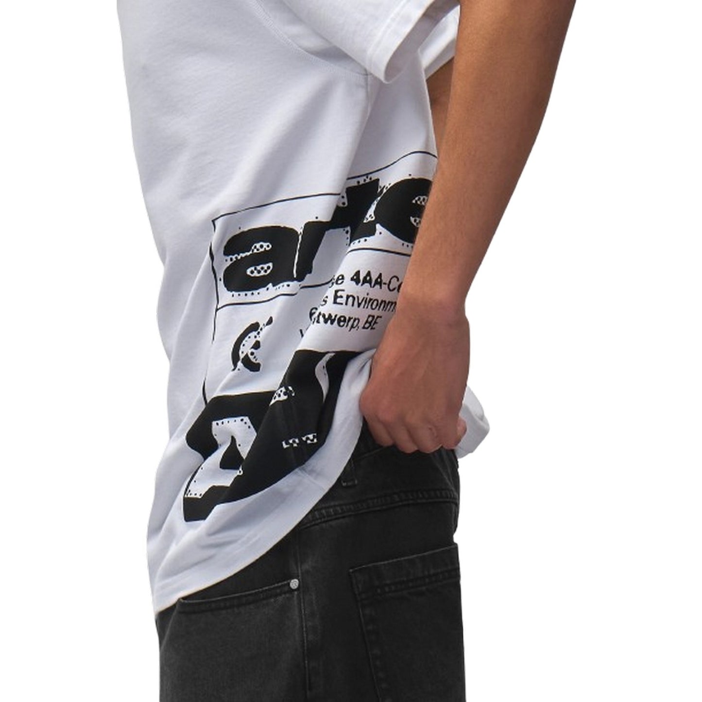 T-shirt Uomo Arte Antwerp - Side Serial T-shirt - Bianco