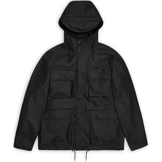 Giacche impermeabili Uomo Rains - Pocket Jacket W3 - Nero