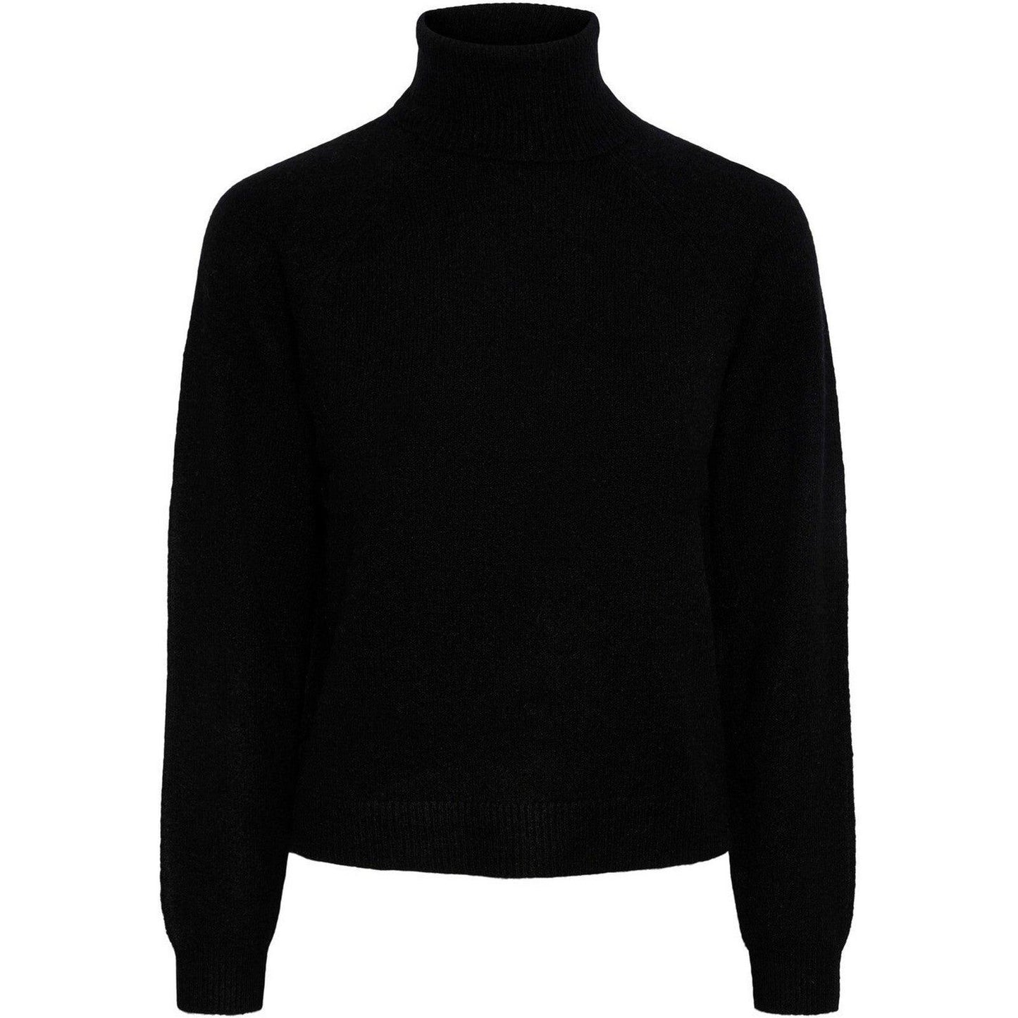 Maglie Donna Pieces - Pcjuliana Ls Rollneck Knit Noos Bc - Nero