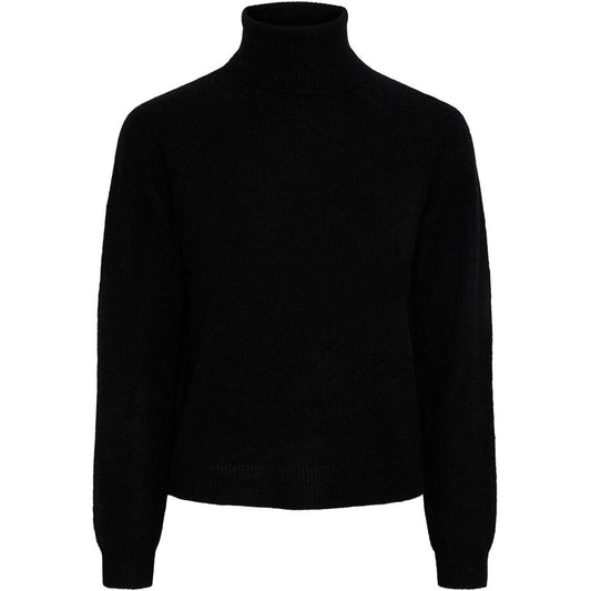 Maglie Donna Pieces - Pcjuliana Ls Rollneck Knit Noos Bc - Nero