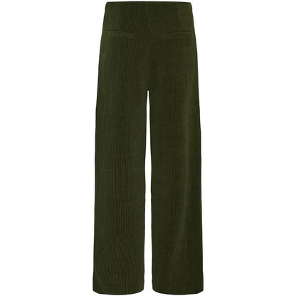 Pantaloni Donna Ichi - Ihkate Corduroy Pa3 - Verde