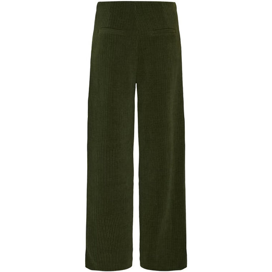 Pantaloni Donna Ichi - Ihkate Corduroy Pa3 - Verde