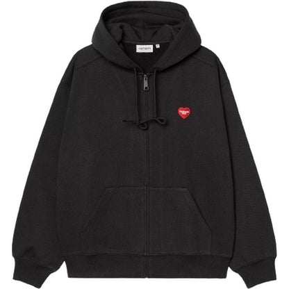 Felpe senza cappuccio Unisex Carhartt Wip - Hooded Heart II Hartt Sweat Jacket - Nero