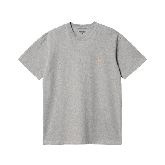 T-shirt Uomo Carhartt Wip - S/S Chase T-Shirt - Grigio