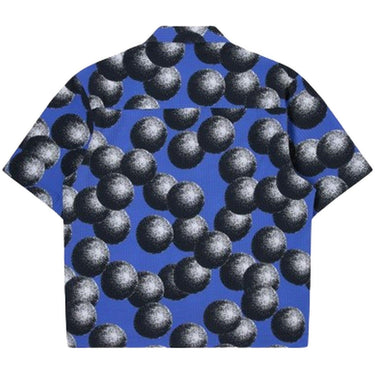 Chemises décontractées pour hommes Edwin - Dots Shirt Ss - Bleu