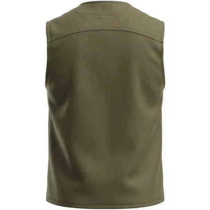 Gilet Uomo Chesapeake's - Outdoor Heavy Weight Wool vest Oregon - Verde