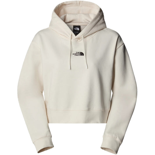 Felpe con cappuccio Donna The North Face - W Essential Crop Hoodie - Bianco