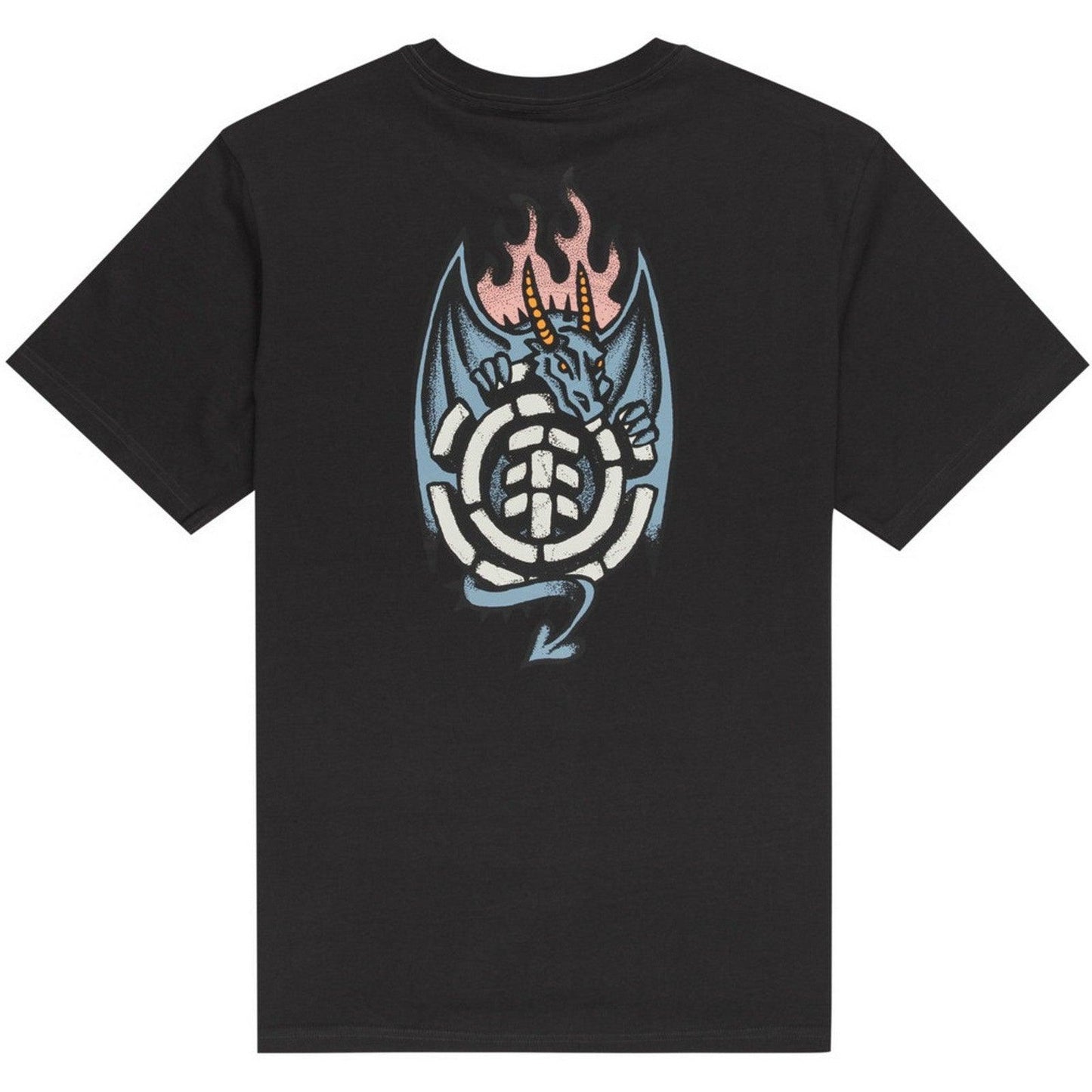 T-shirt Uomo Element - Dragon Tees - Nero